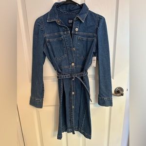 blue jean gap dress